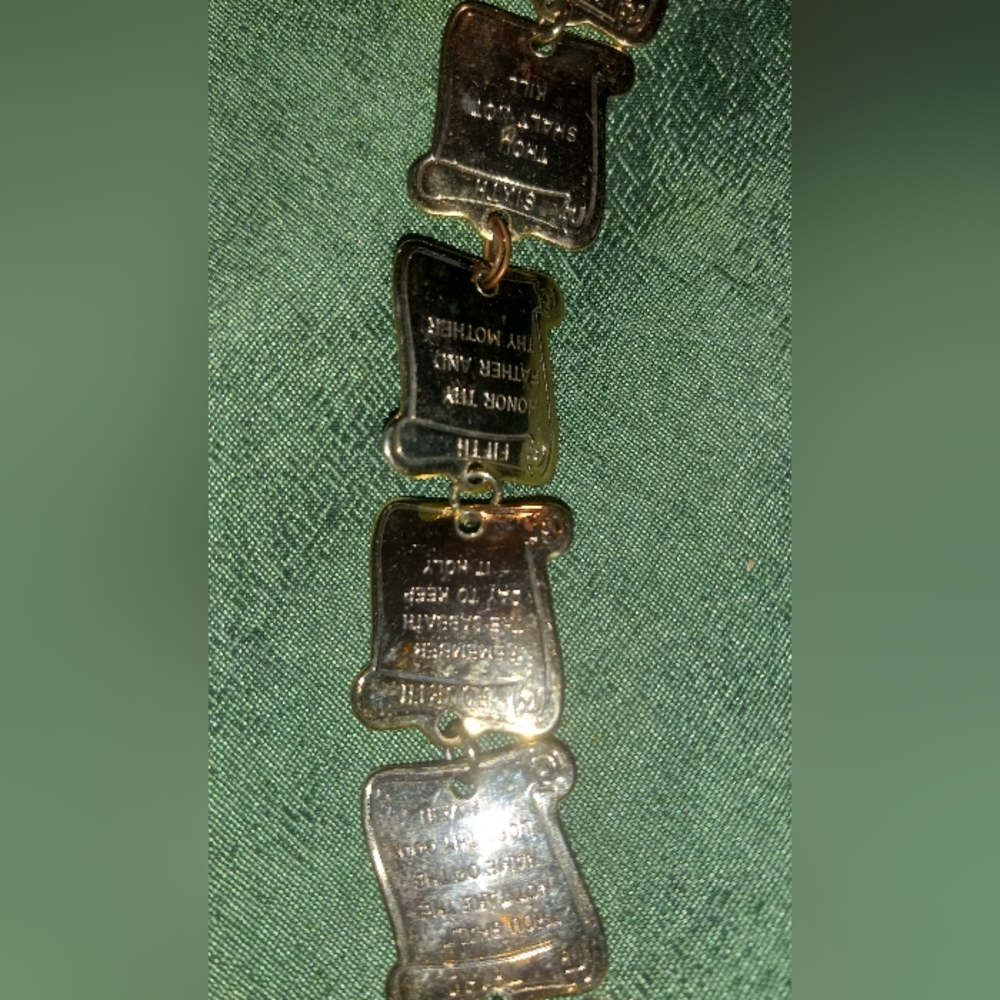 Ten Commandments Bracelet
